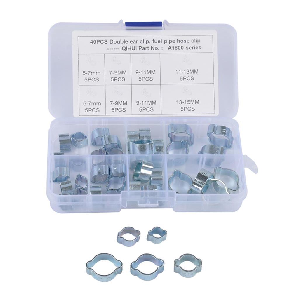 Steel Double Ear  O   Hose  Clamps Size 5 SIZE