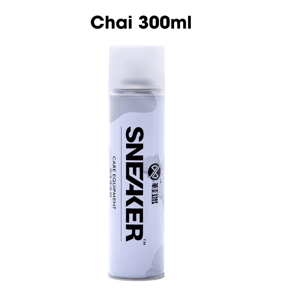 Bình / Chai Xịt Bọt Tuyết Giặt Khô Giày, Tẩy Trắng Vệ Sinh Giày Dép Sneaker 300ml Chuyên Dụng -PK058