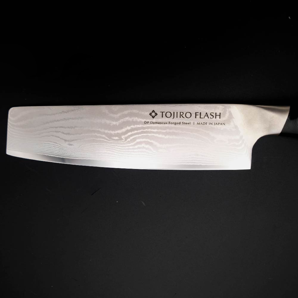 Dao thái rau củ cao cấp Tojiro Flash 63 lớp Damascus VG10 Nakiri FF-VE180 - dao bếp Nhật chính hãng