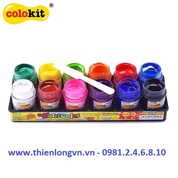 Màu nước 12 màu Colokit WACO-05