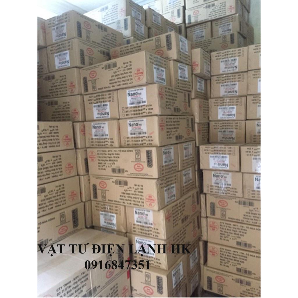 COMBO 1 cây băng dính điện -cuộn dài 20Y - siêu dính Nano đen - trắng