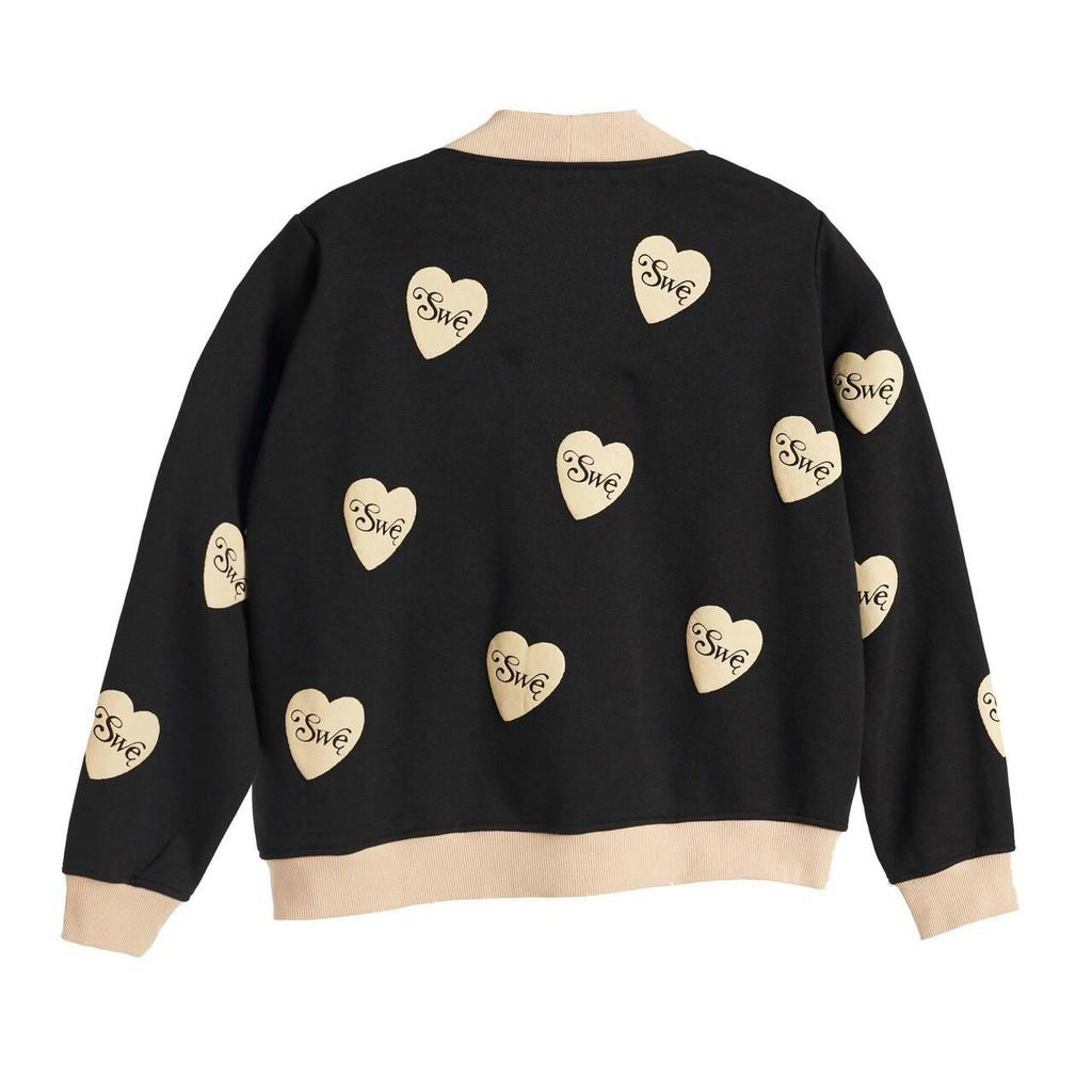 Áo khoác nỉ cardigan nữ hoạ tiết siêu xinh