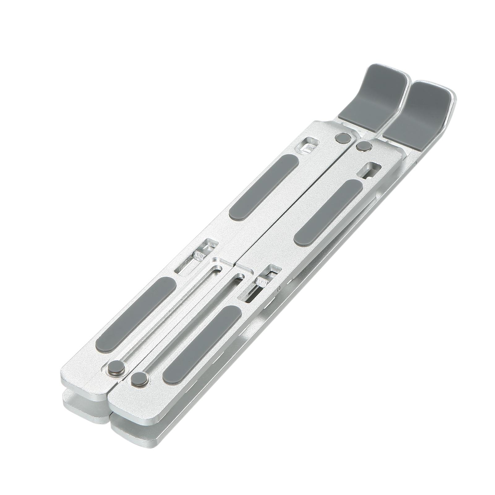 Foldable Laptop Stand Computer Holder Bracket 6-Level Adjustable Height Heat Dissipation Design Portable Bendable