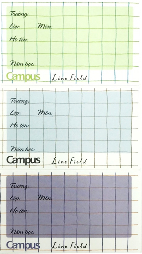 Nhãn Vở Campus NT-LFI18 Line Field