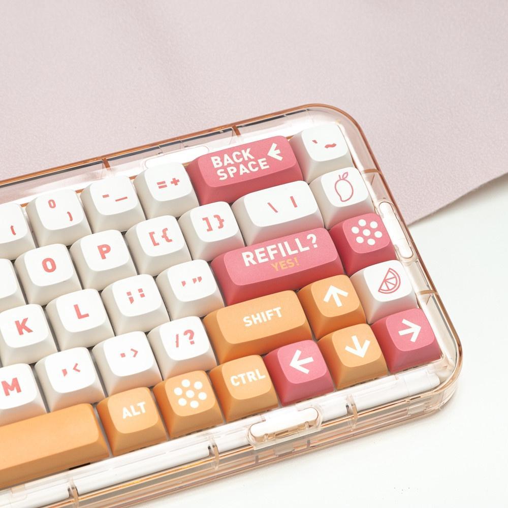 132 phím Mango Keycaps XDA Profile trái cây mùa hè Phim hoạt hình trái cây PBT DYE SUB Bàn phím cơ Keycap