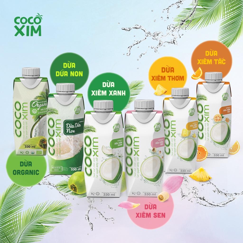 HỘP Nước dừa đóng hộp Cocoxim Sen 1000ml/ Hộp