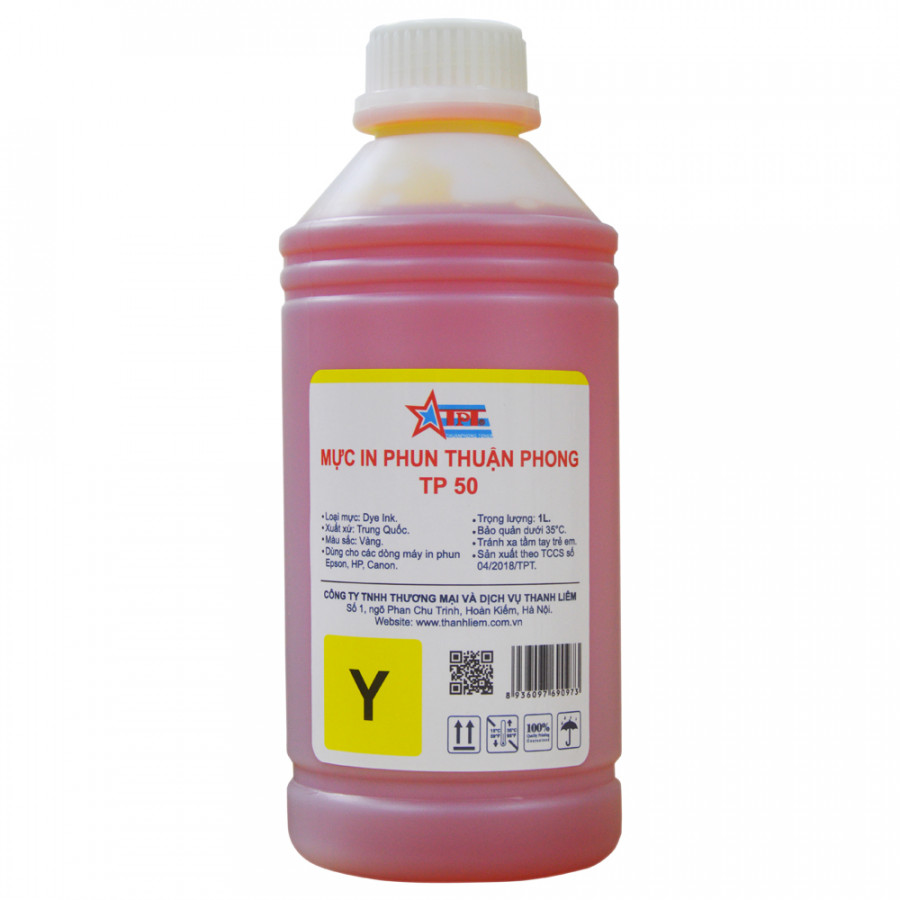 Mực in phun Thuận Phong TP50 dùng cho tất cả các dòng máy in phun Epson, HP, Canon - Hàng Chính Hãng
