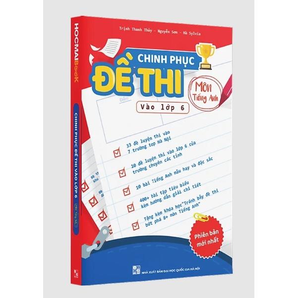 Sách - Combo chinh phục đề thi vào lớp 6 - Bộ 3 môn Toán, Tiếng Việt, Tiếng Anh