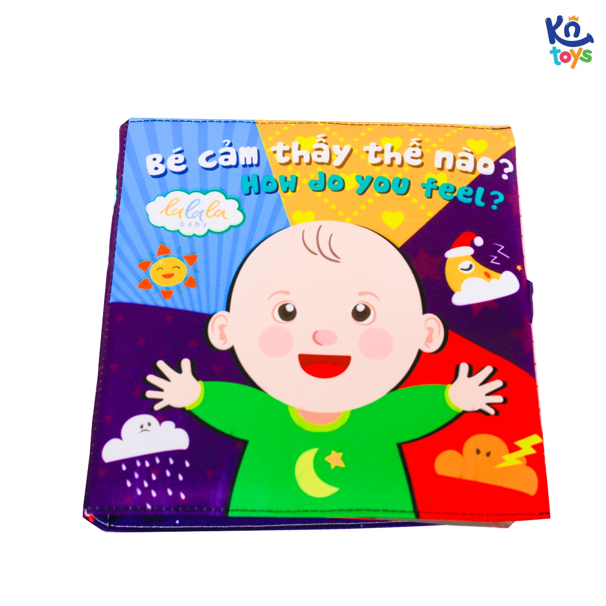 Sách Vải Lật Mở Đa Tương Tác Cho Bé 0-4 tuổi - Lalala Baby