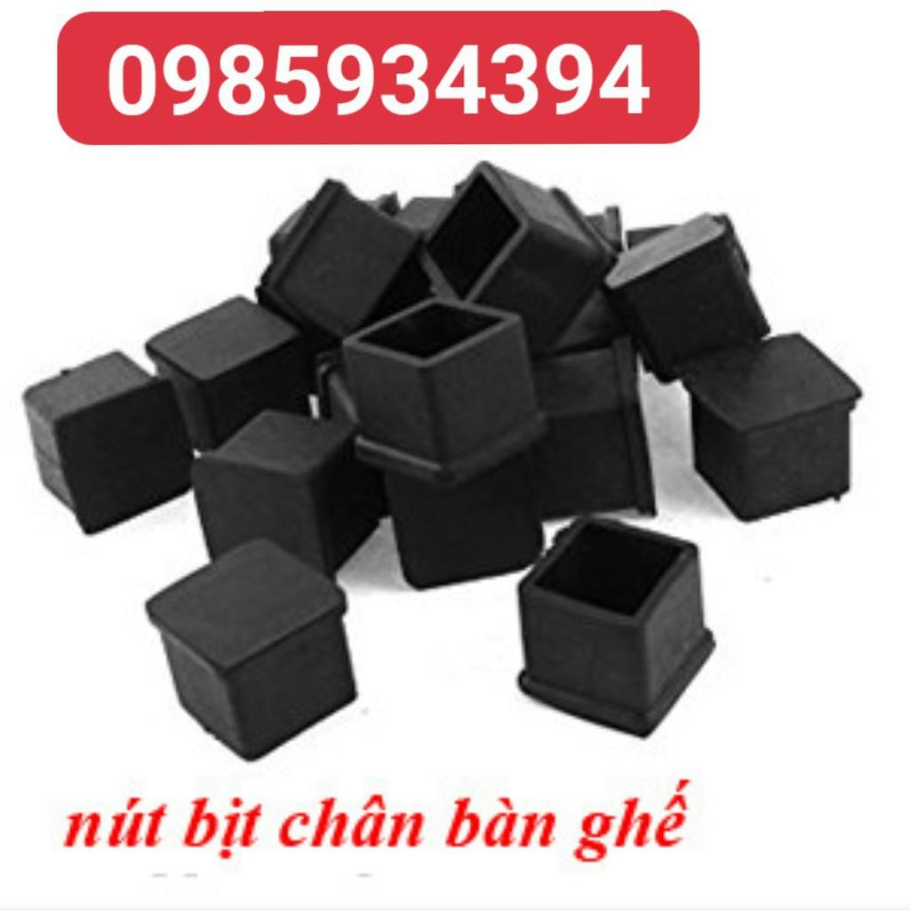 Bộ 10 chụp ngoài, chân đế cao su, nút bịt chân bàn, ghế 15*15-20*20-30*30-40*40-50*50