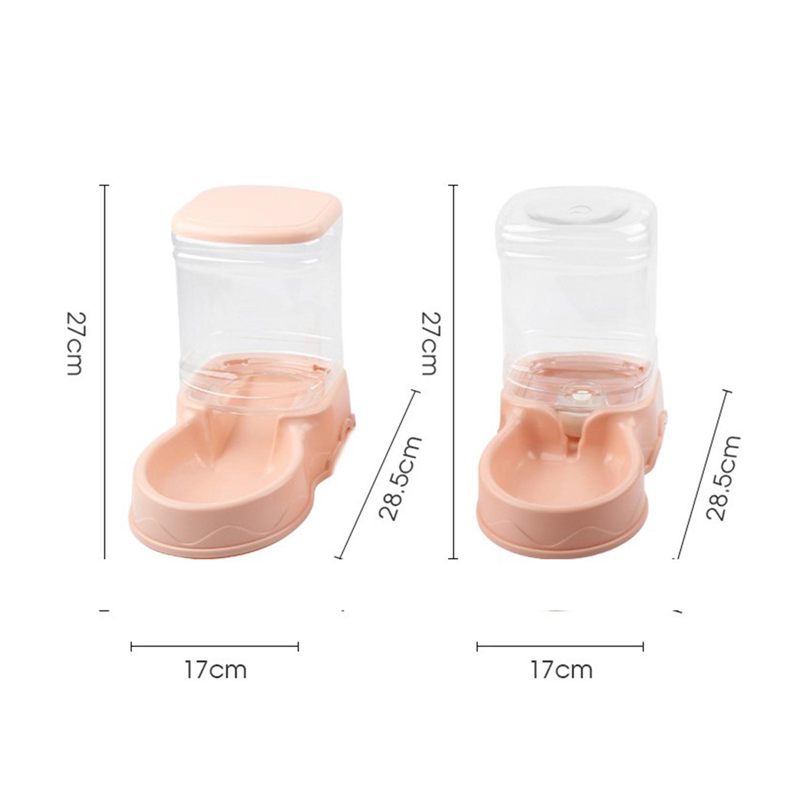 2 pieces 3.5L Dogs Cats Large Water Feeder WATER DISPENSER Food Feeder