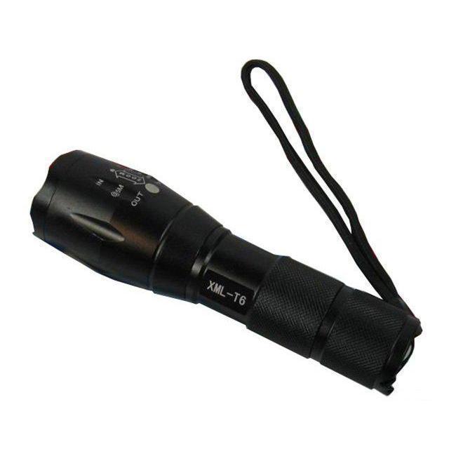 Đèn Pin T6 Siêu Sáng 5 Chế Độ Kèm Pin Và Bộ Sạc Có Ron Chống Nước