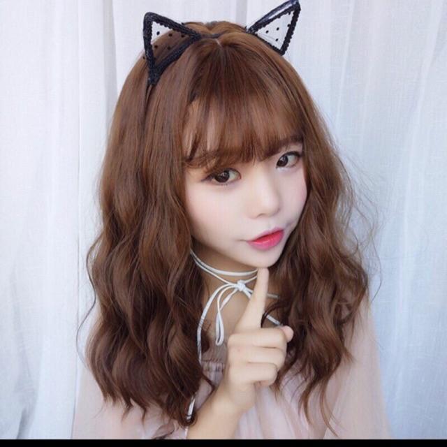 Tóc giả nguyên đầu xù sóng   ️ nguyên đầu xù lỡ tặng kèm lưới