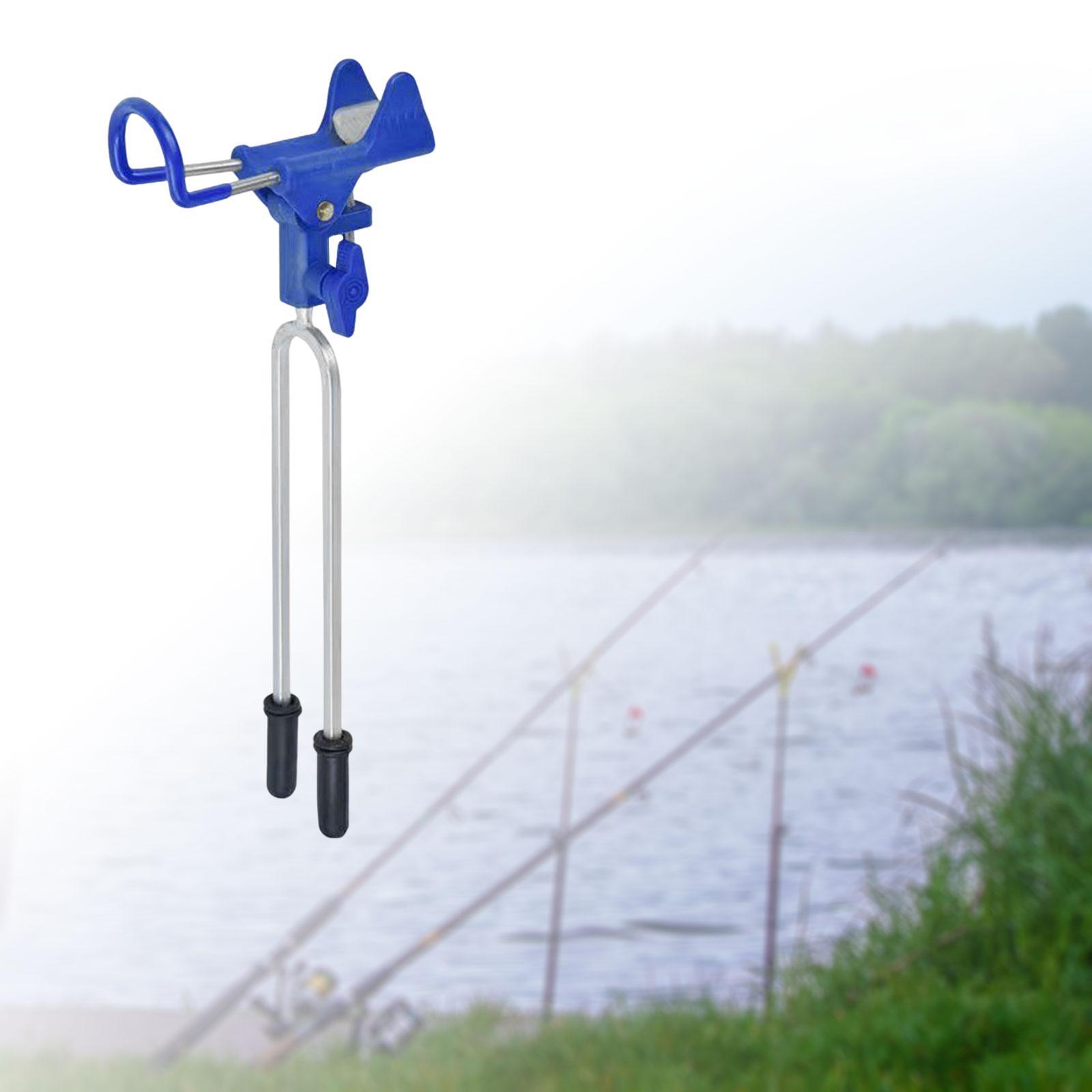 Fishing Rod Holder Bracket Fishing Pole Holder Durable Adjustable Angle Support Fishing Rod Stand for River Beach Sea Fishing Equipment
