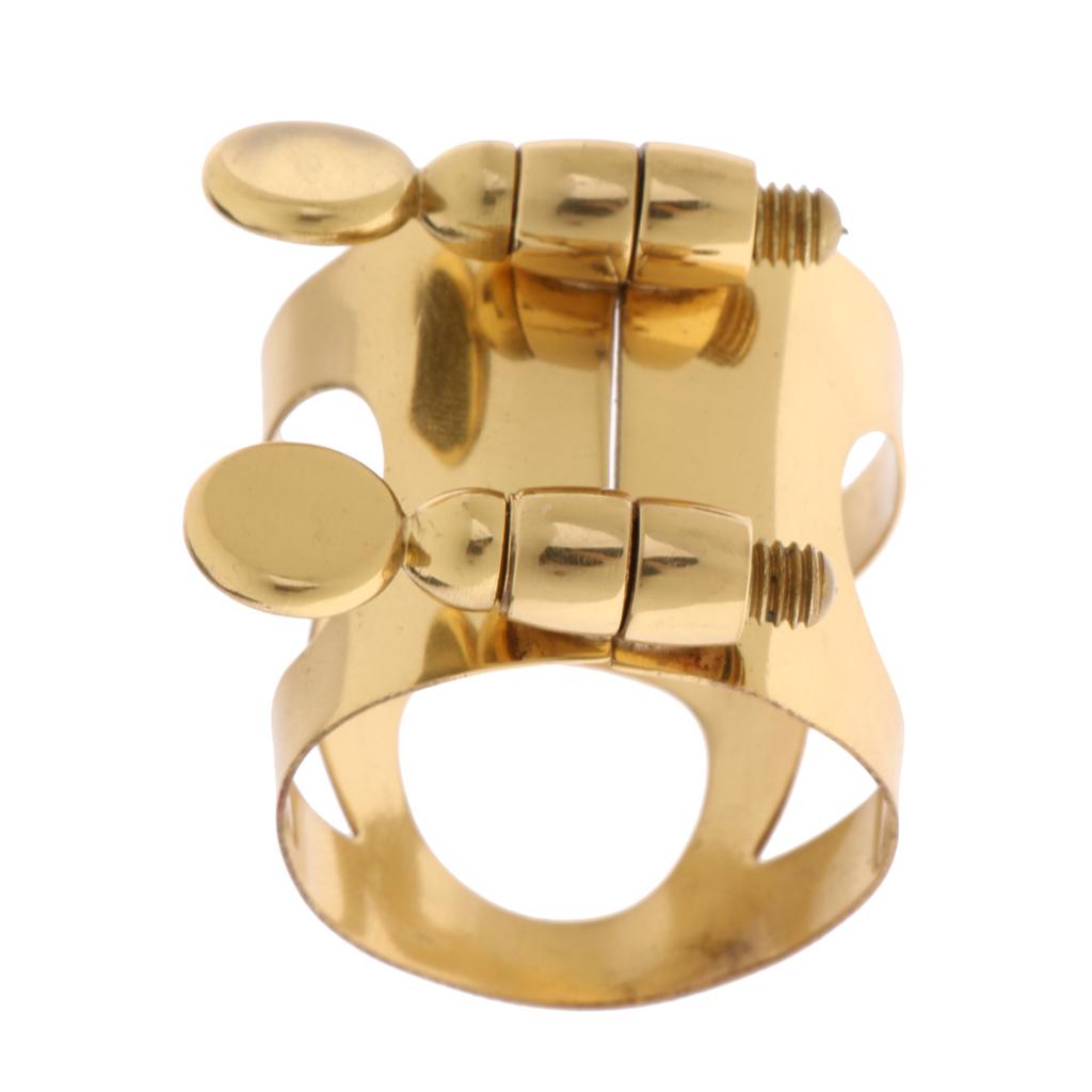 Sunnimix Kim Loại KÈN SAXOPHONE EB Đầm Kẹp Cho Saxophone Alto Linh Kiện Thay Thế