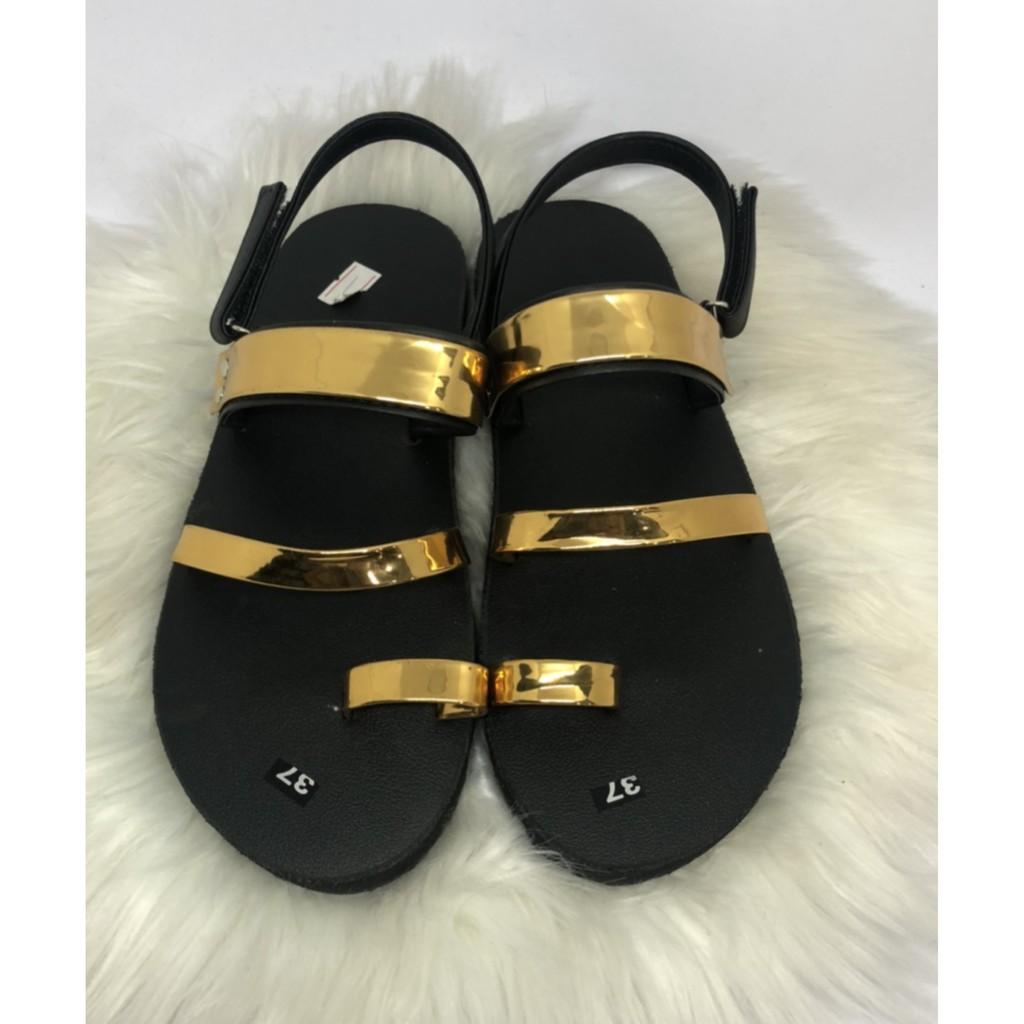 Sandals nữ A20+bóng vàng size từ 35 đến 41