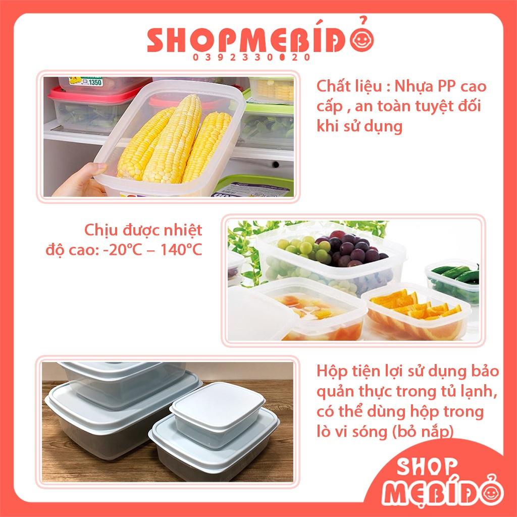 Hộp Nhựa Đựng Thực Phẩm Nắp Dẻo Cho Bé Fitin Pack Nhiều Size Nhật Bản Shop Mẹ Bí Đỏ ATD20