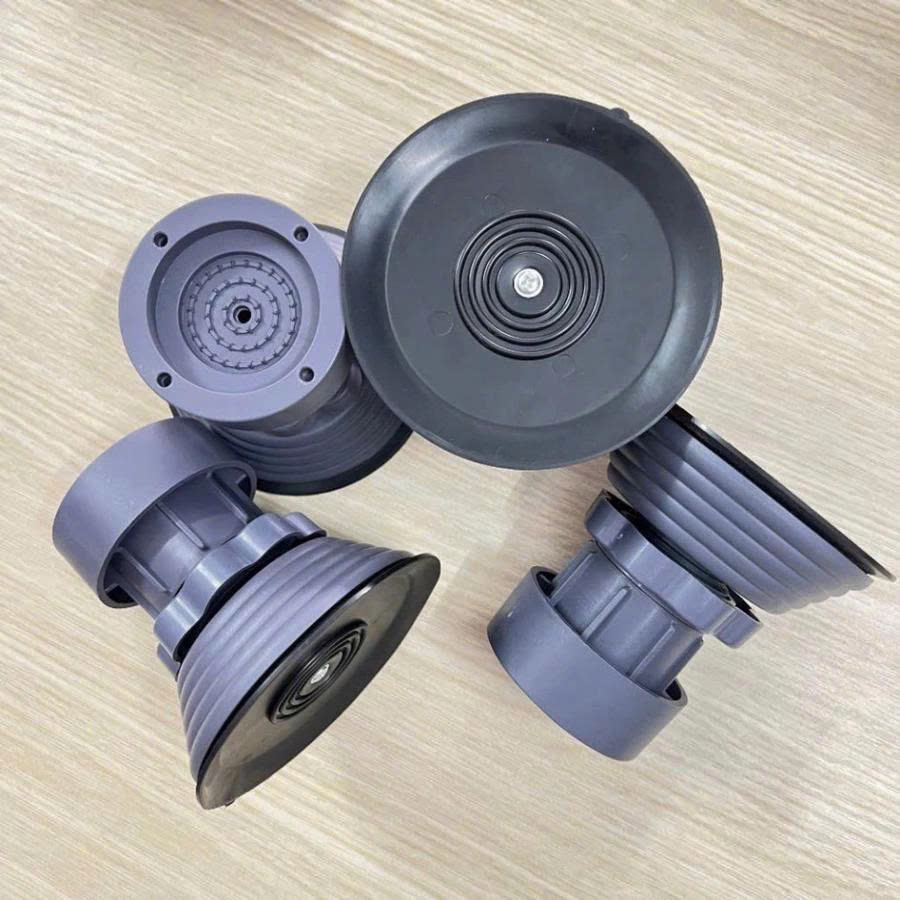 Set  4 đế nhựa  chống rung ,chống ồn ,chống trượt  kê máy giặt ,tủ lạnh , ,độ bền cao phù hợp tất cả các loại máy 