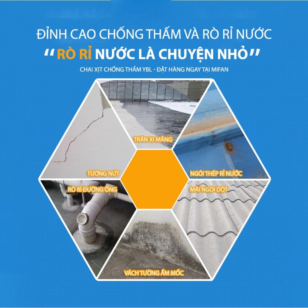 Bình xịt chống thấm, chống dột chống thấm nước hiểu quả sử dụng trên mọi loại bề mặt đa năng