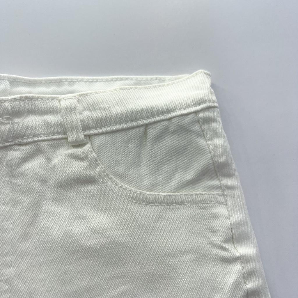 Chân váy chữ A - chân váy kaki tua rua basic - CV09