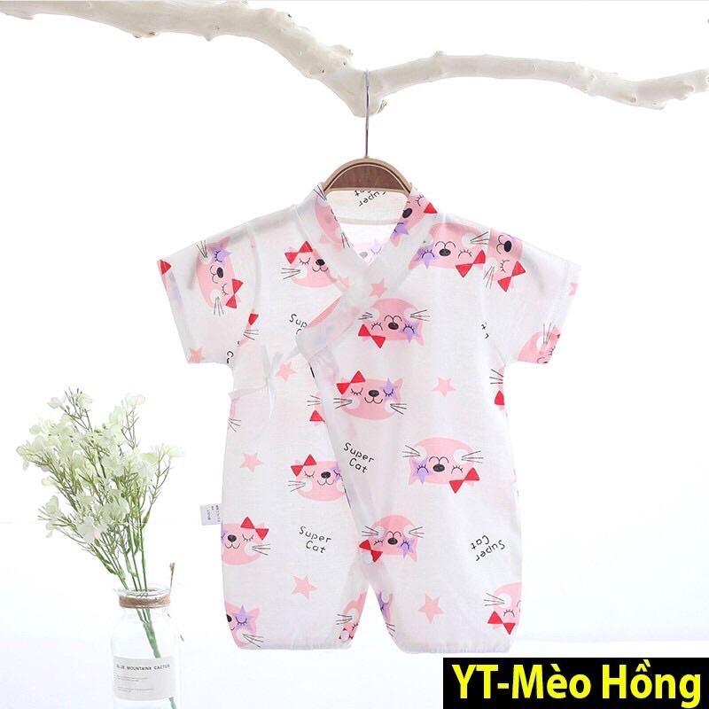 Body pizama dây cột - đồ bộ cho bé trai và bé gái - đồ ngủ - vải cotton lụa - áo quần trẻ em