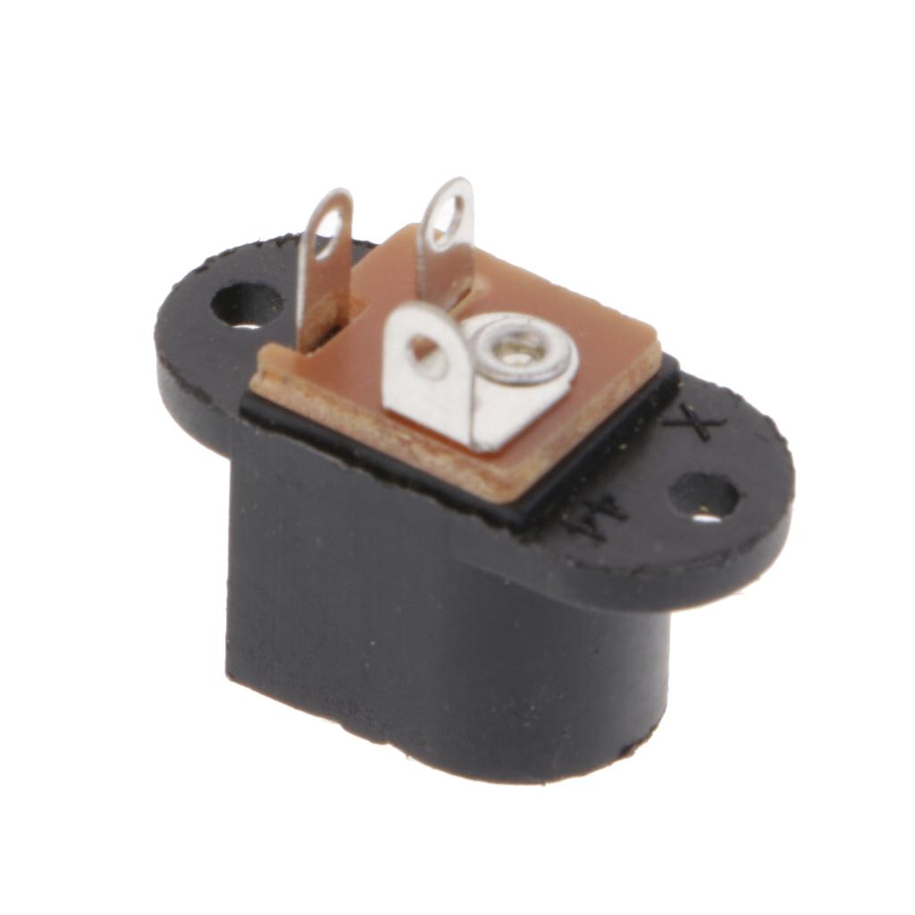10 Pieces DC Power Supply Female Jack Socket 5.5x2.1mm Barrel-Type Mount