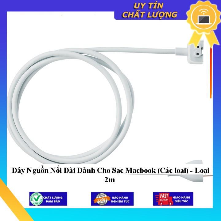 Dây Nguồn Nối Dài dùng cho Sạc Macbook (Các loại) - Loại 2m - Hàng Nhập Khẩu New Seal