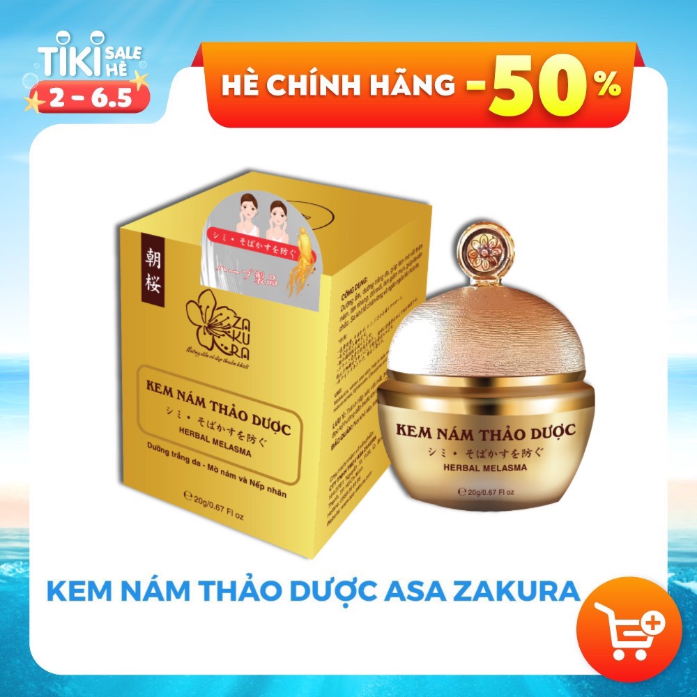 KEM NÁM THẢO DƯỢC ASA ZAKURA