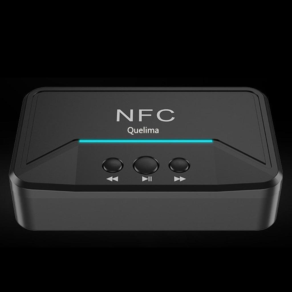 3.5mm Wireless Bluetooth5.0 Jack Audio Receiver Speaker Headphone Black