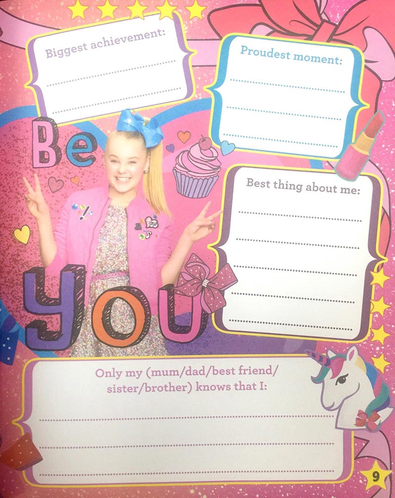 Jojo Siwa Be You Journal