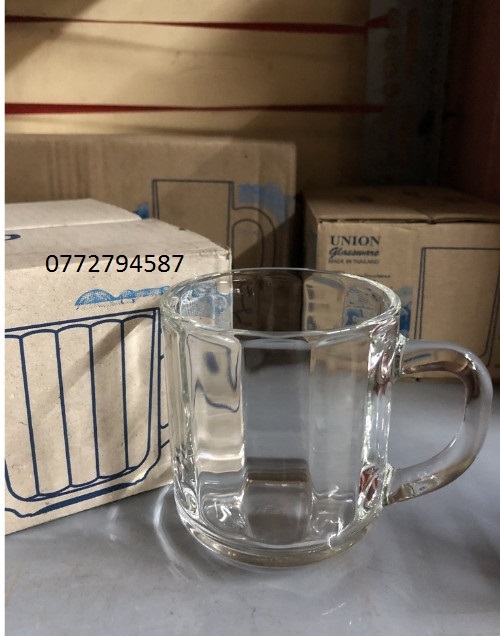 Tách Trà Sọc Có Quai Union Stack Tea Cup 295ml | Thủy Tinh Cao Cấp , Nhập Khẩu Thái Lan