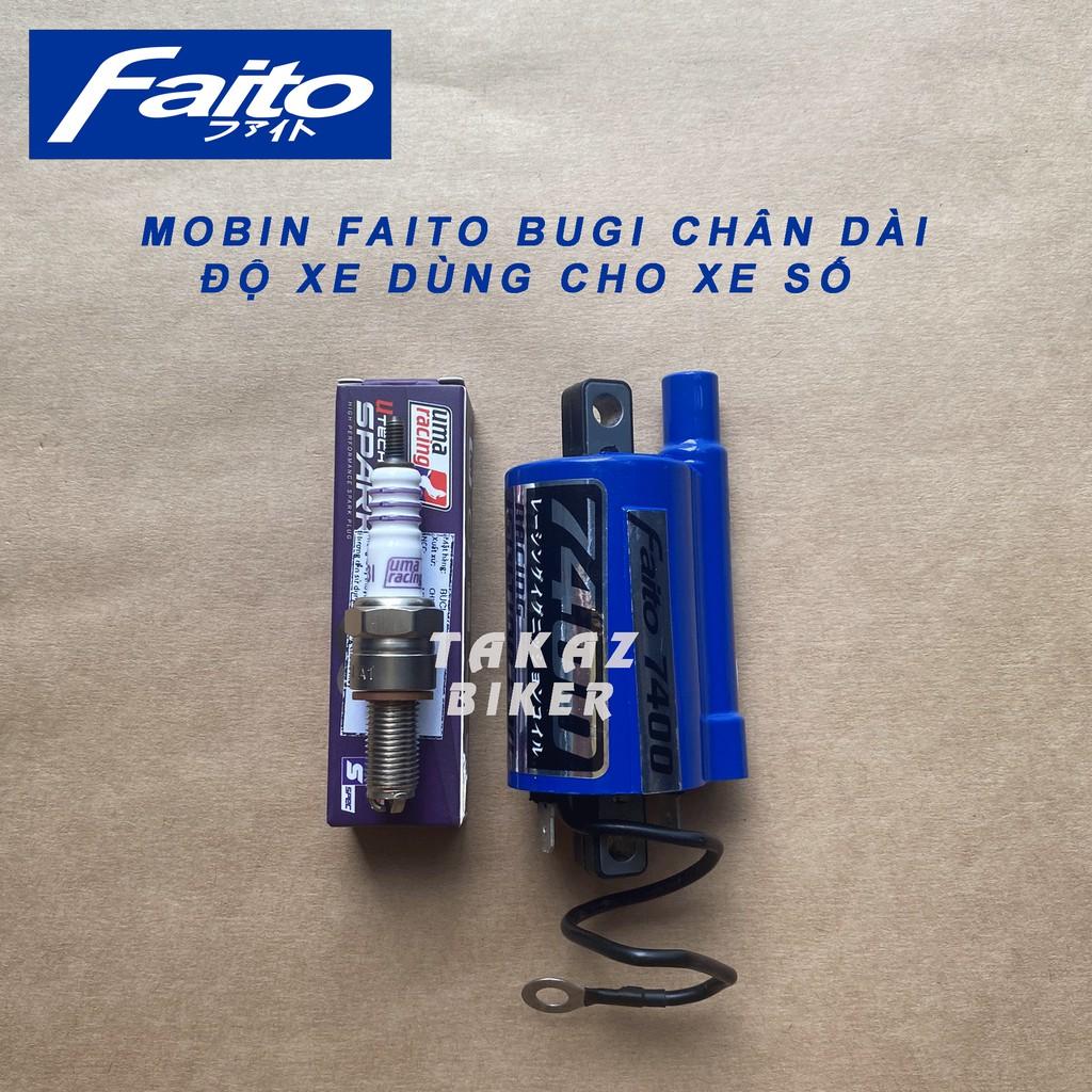 MOBIN SƯỜN FAITO 5400 Và BUGI UMA ĐỘ CHO XE WAVE S, RSX, WAVE RS, FUTURE 125, EXCITER 135