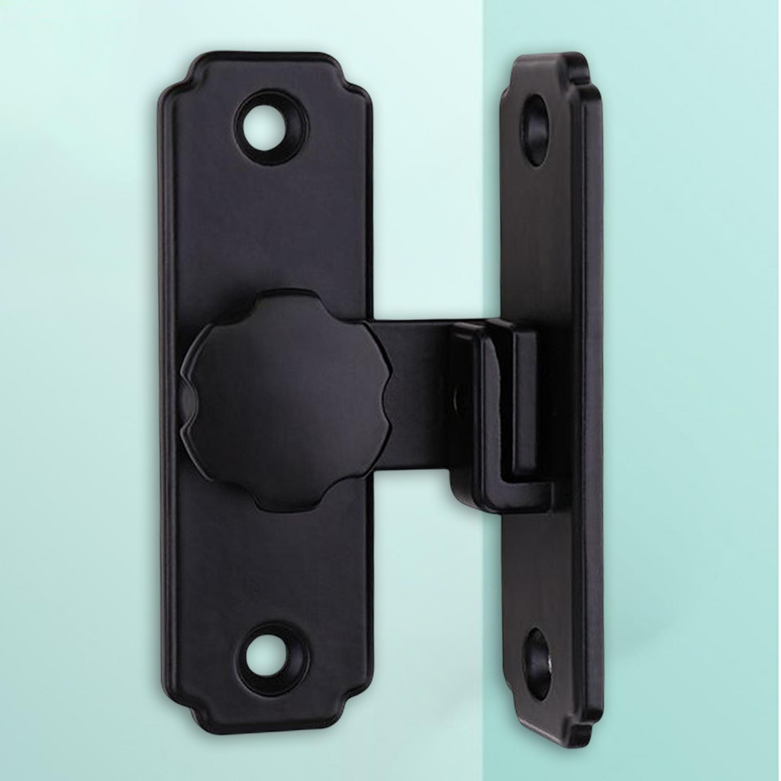 Barn Door Buckle Latch Lock with Mounting Screws Hasps Lock for Outdoor Farm Bathroom