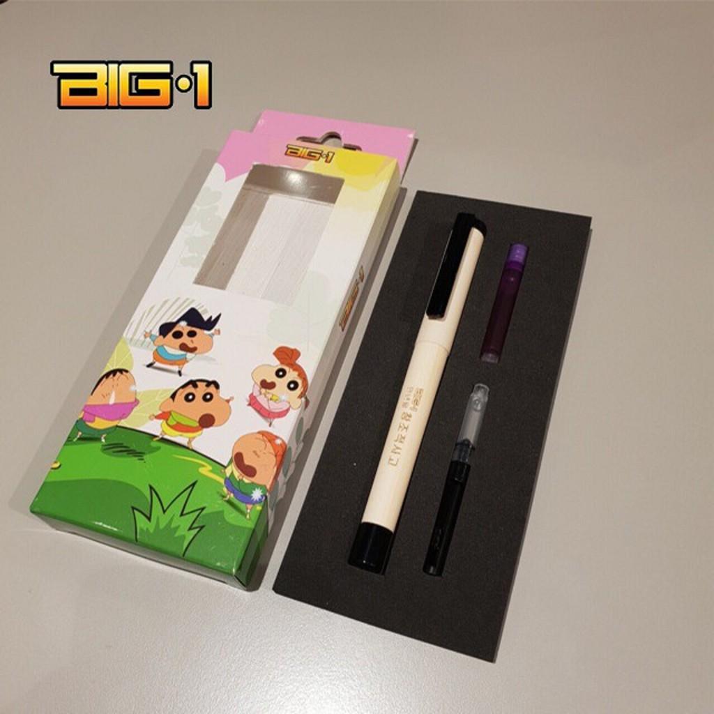 Bút máy Big One Ngòi Trơn, Ngòi Mài Có Piston Bơm Mực