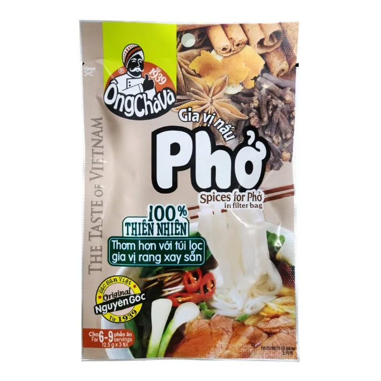 Gia Vị Nấu Phở Ông Chà Và 37,5g (Dạng Bột)