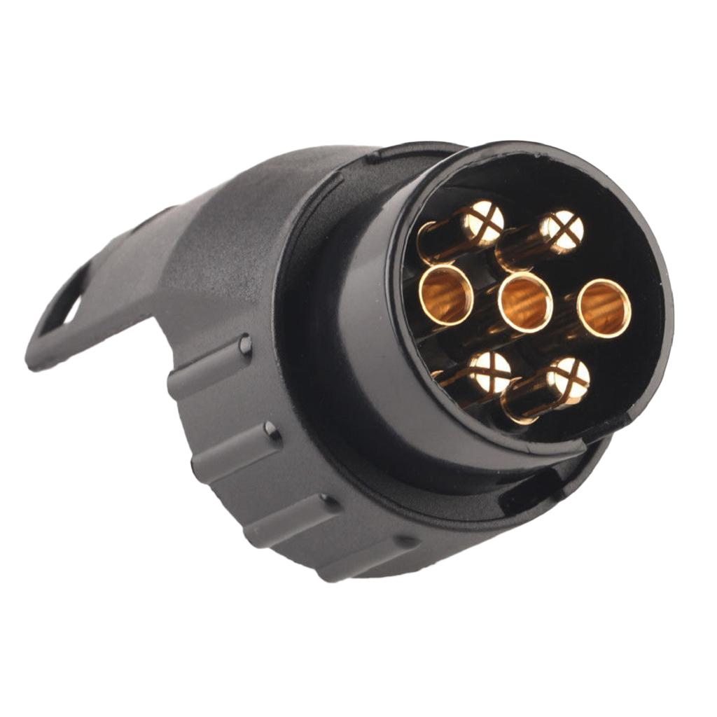 Car Trailer Truck 7 Pin to 13 Pin Plug Adapter Converter Tow Socket 12V
