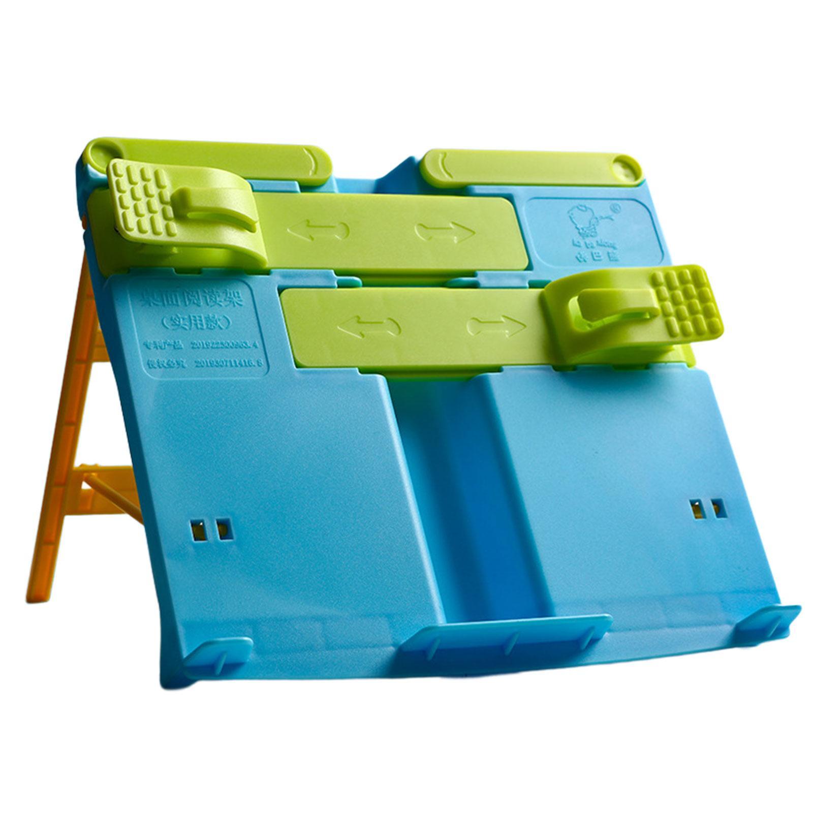 Book Holder Stand Desk Book Holder Easy to Carry Multipurpose Steady Fittings Book Holders for Reading Foldable Car Desk for Recipes Reading