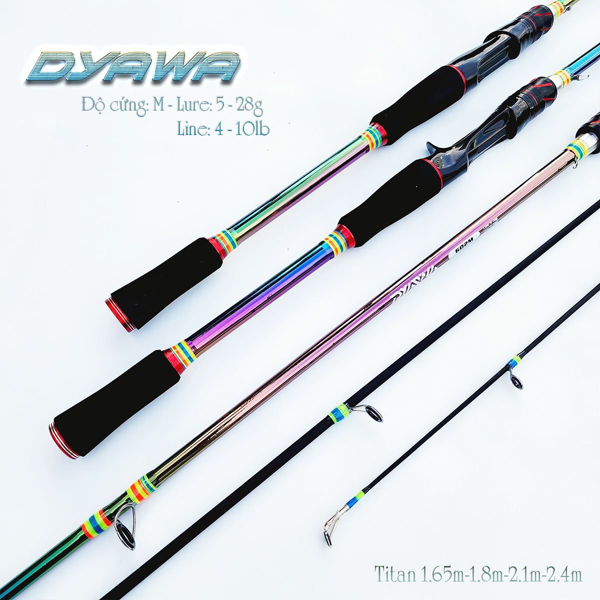 Bộ cần câu lure máy ngang Titan Dyawa + Máy ngang Ares tặng kèm dây câu lure và bộ mồi câu - đồ Câu Duy Hưng 0388214833