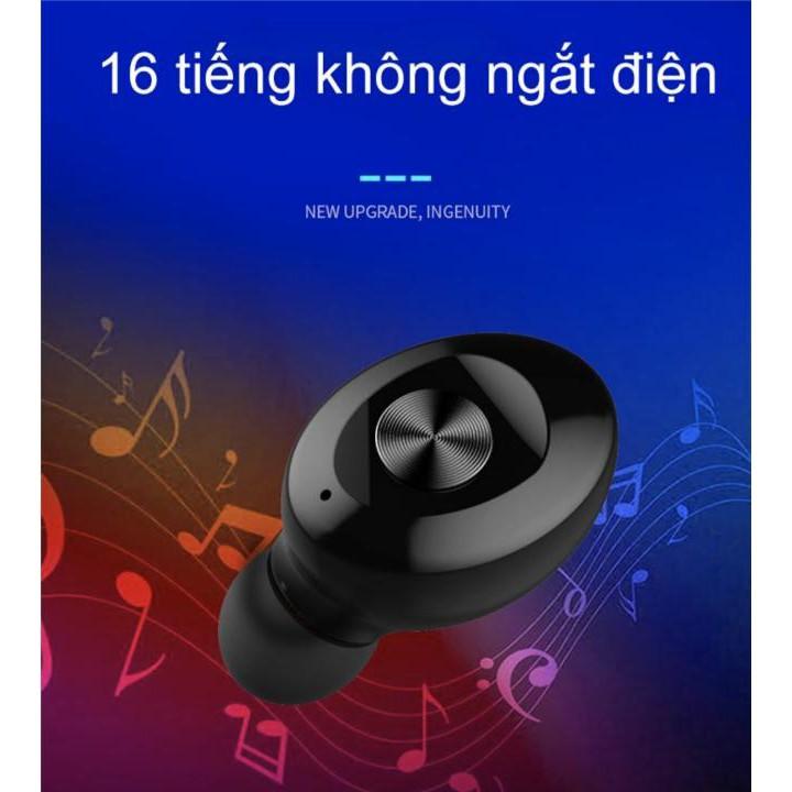 Tai nghe nhét tai bluetooth TWS 5.0 không dây hộp đựng tự động nạp sạc - AsiaMart