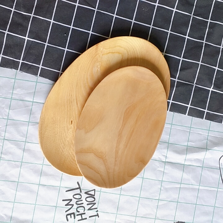 Khay gỗ Tần Bì Oval nhỏ đựng trà, bánh, khay phục vụ