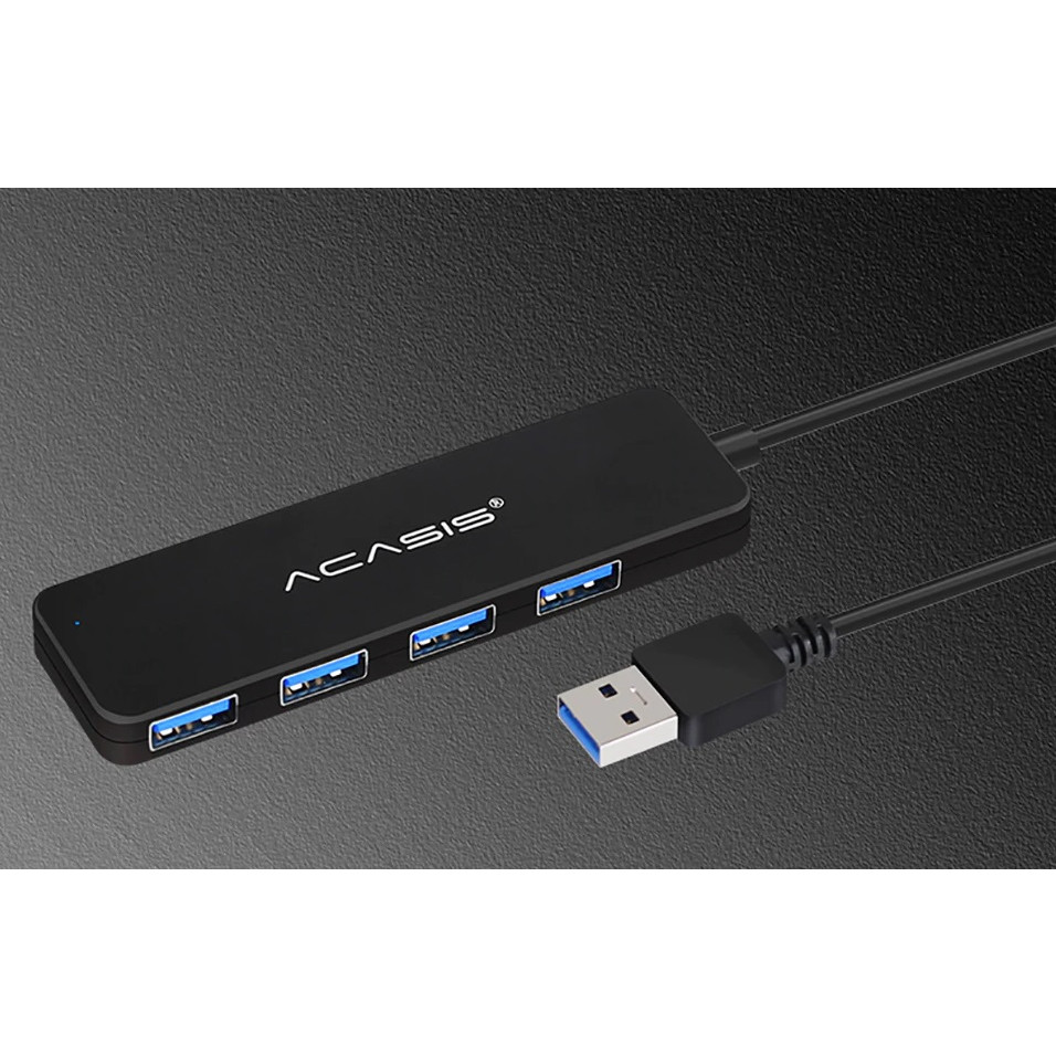 Hub USB Acasis3.0 Đa Năng USB 3.0 Với Điện 4 Cổng USB Bộ Chia Hub USB 3,0 - Hàng chính hãng