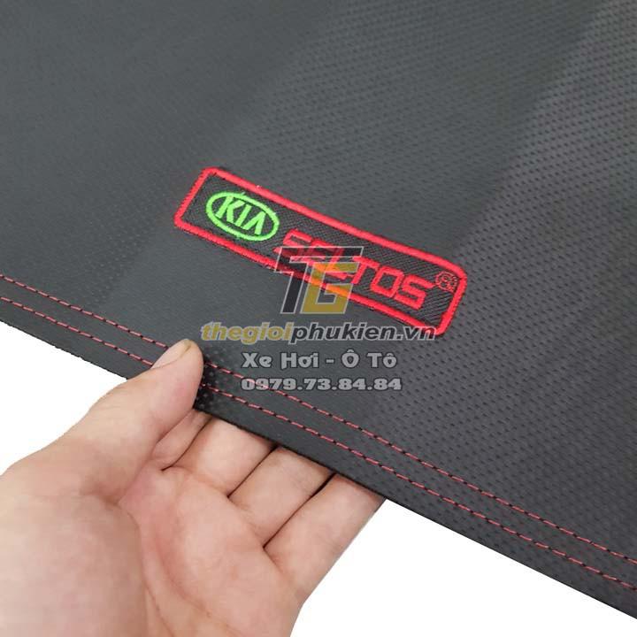 Thảm da Taplo dành cho KIA Seltos vân Carbon cao cấp