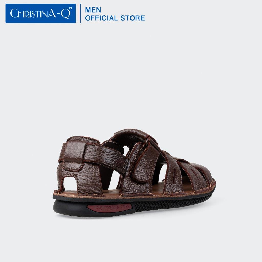 Sandals Nam Da Cao Cấp ChristinA-Q SDA001