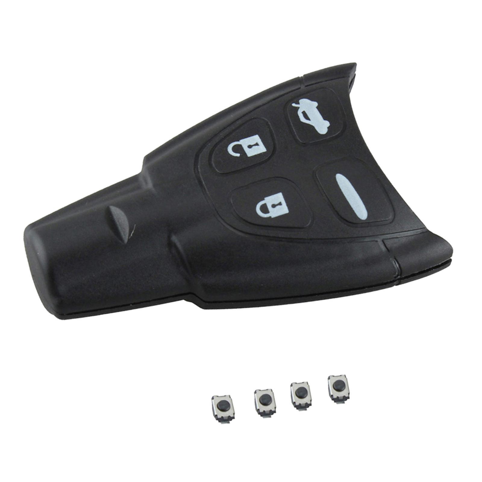 3x4 Button Remote Key FOB Case Shell Replacement for  95 9-3 9-5