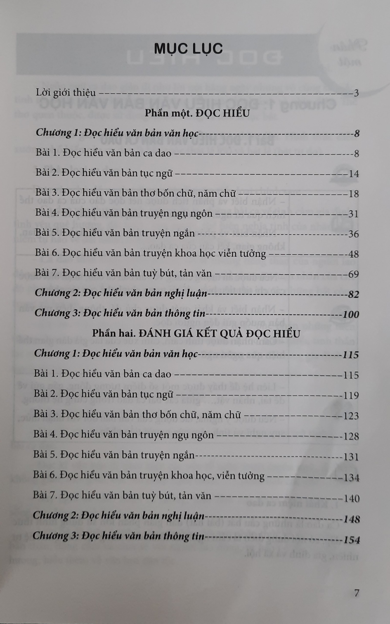 Đọc hiểu mở rộng văn bản Ngữ văn 7 Theo Chương trình Giáo dục phổ thông 2018