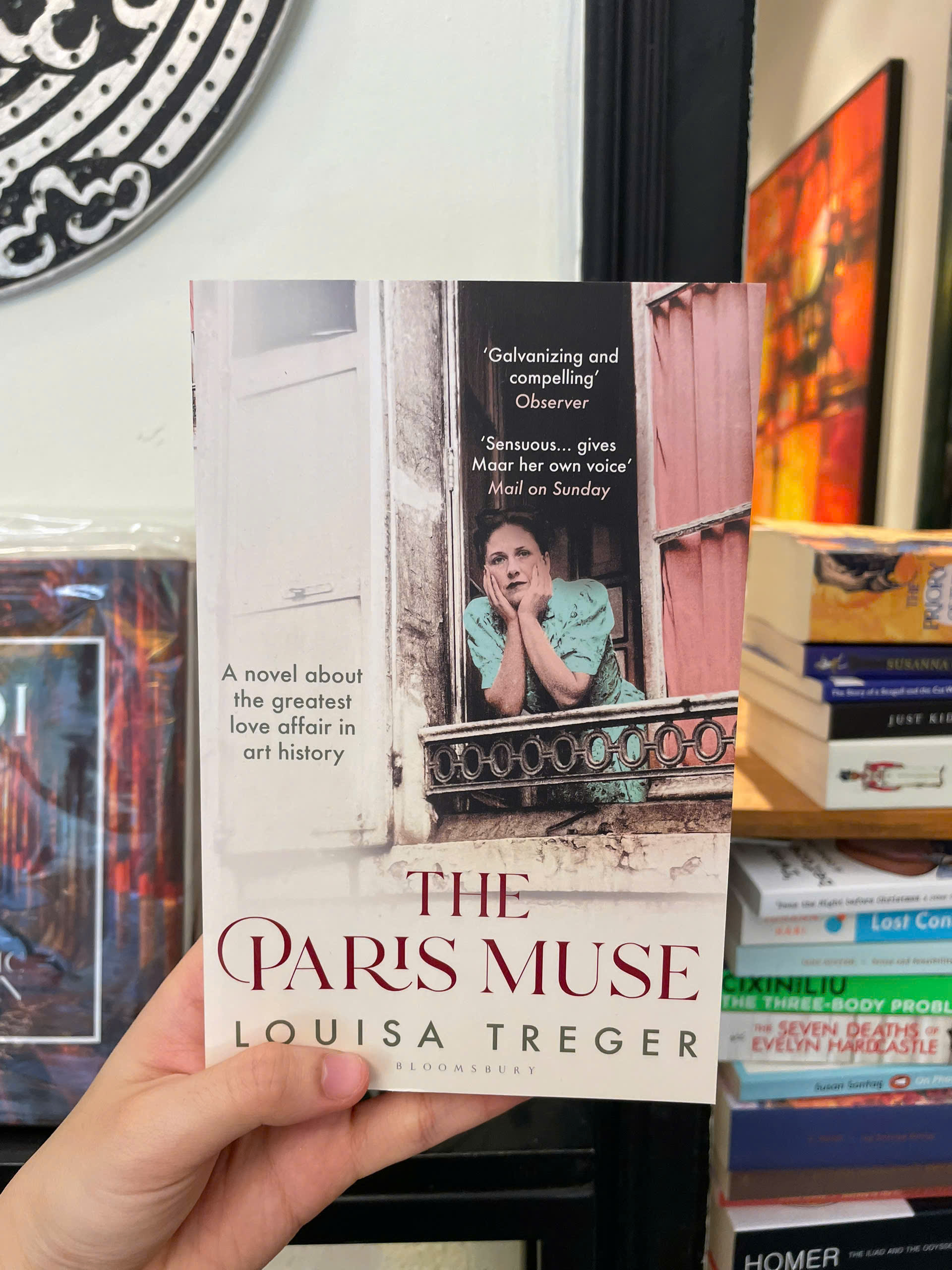 Sách - The Paris Muse by Louisa Treger - Historical Fiction/Art/Fiction book in English - Ngoại Văn