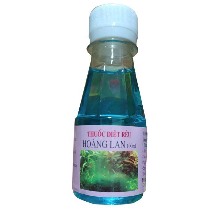 Diêt rêu Hoàng Lan 100ml giúp diệt rêu hại và nấm cây thủy sinh, vật chủ nhiễm rêu trong bể thủy sinh