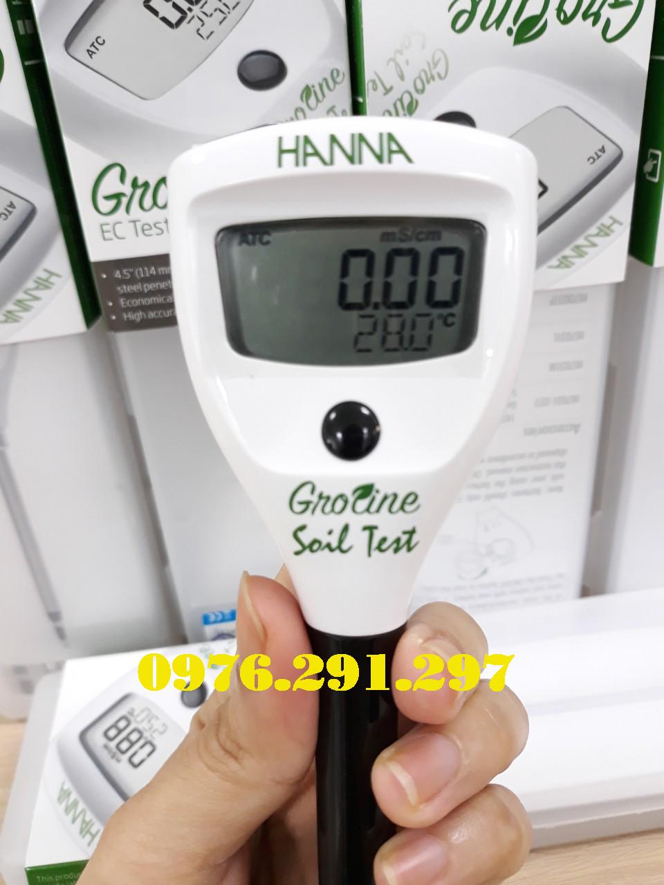 Bút đo EC  trong đất - Bút đo dinh dưỡng đất HI98331 Hanna