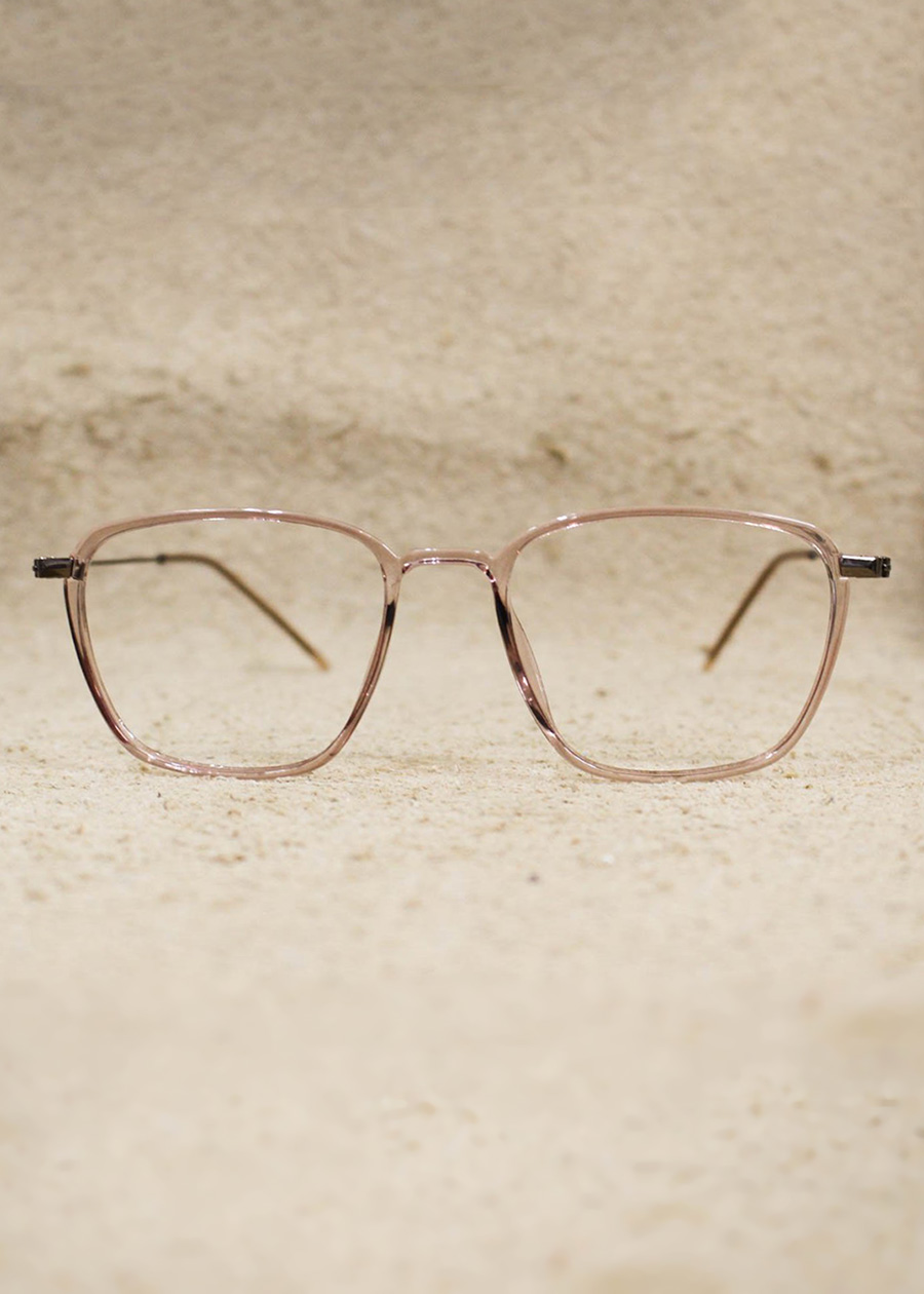 Gọng Kính Hợp Kim Unisex G1250.2 - Nâu Trong