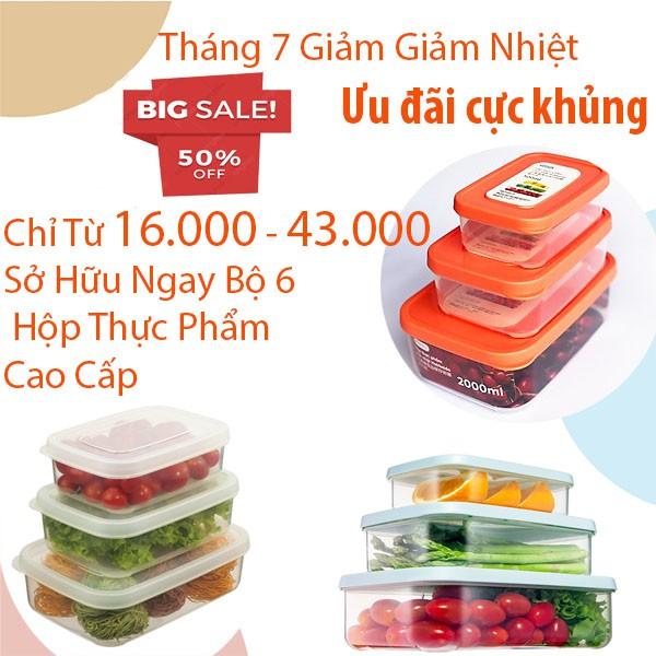 Hộp Đựng Thực Phẩm Không Mùi Kháng Khuẩn, Hộp Đựng Thức Ăn, Hộp Bảo Quản Thực Phẩm Tủ Lạnh INOCHI